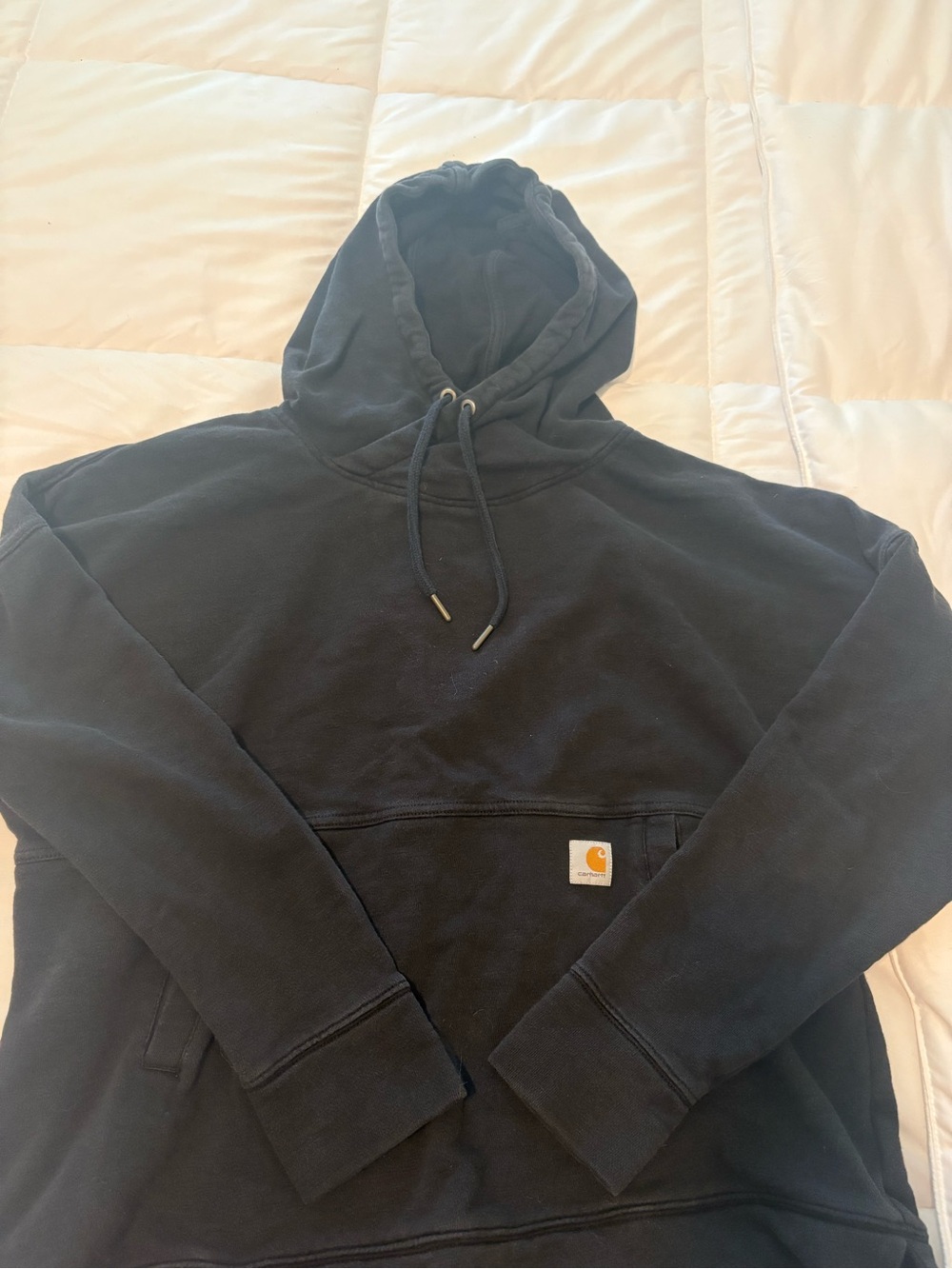 Carhartt Black Crewneck Hooded Pullover